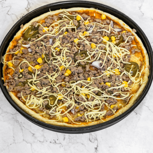 Pizza Hackfleisch