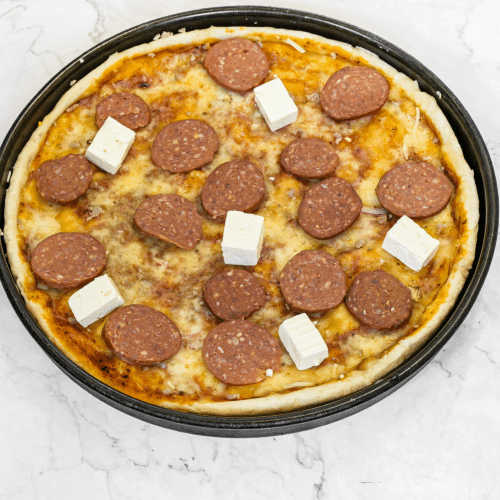 Pizza Sucuk-Schafskäse
