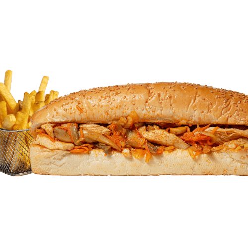 China Sandwich Menü (sehr scharf)