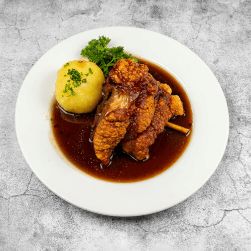 Landschwein Haxe