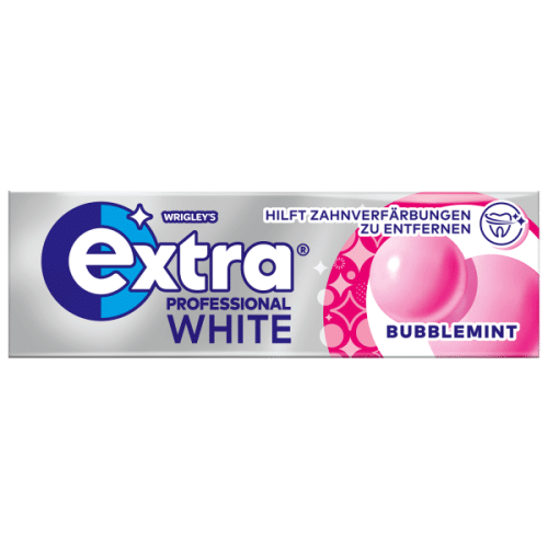 Extra Professional White Bubblemint 10 Dragees