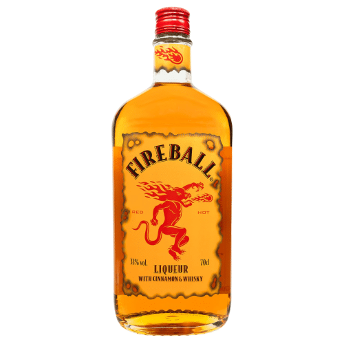 Fireball Likör mit Zimt- und Whiskygeschmack  0,7l