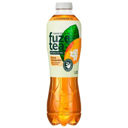 Fuze Ice Tea Pfirsich-Holunder zuckerfrei 1.25l (Eiwneg)