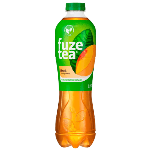Fuze Tea Schwarzer Tee Pfirsich 1,25l (Einweg)