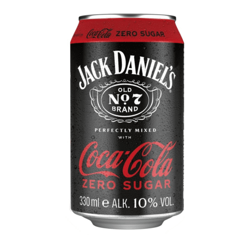 Jack Daniels Mixed with Coca-Cola Zero Sugar 0.33l Einweg