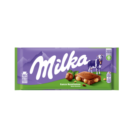 Milka Ganze Haselnüsse 95g