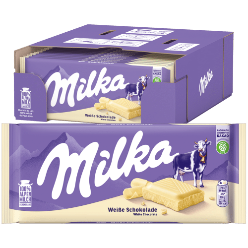 Milka Weiße Schokolade 90g