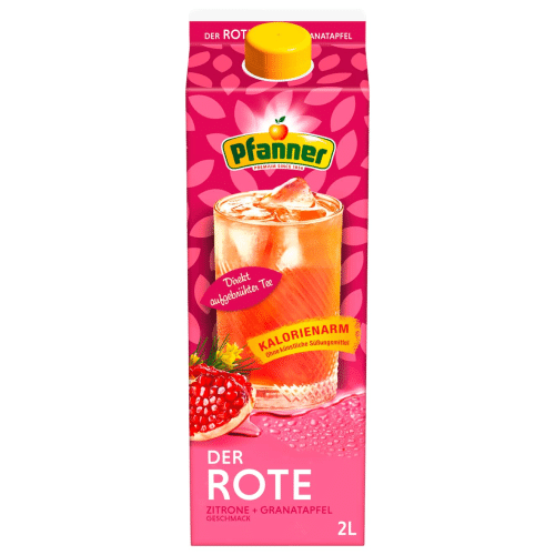 Pfanner Ice Tea Granatapfel, Zitrone 2,0 l