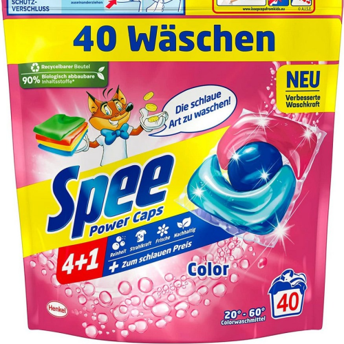 Spee Colorwaschmittel Caps 480g, 40wl