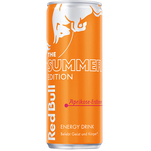 Red Bull Aprikose Erdbeere Edition 0,25l (EINWEG)