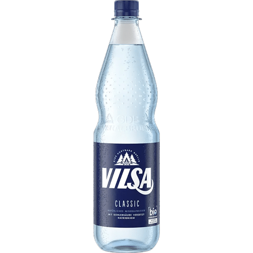 Mineralwasser mit Kohlensäure 1,0l (MEHRWEG)