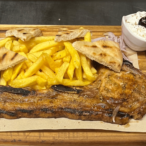 Schweinekotelett Tomahawk