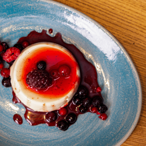Hausgemachtes Panna Cotta