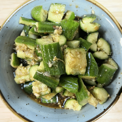 Minigurken Salat (scharf)
