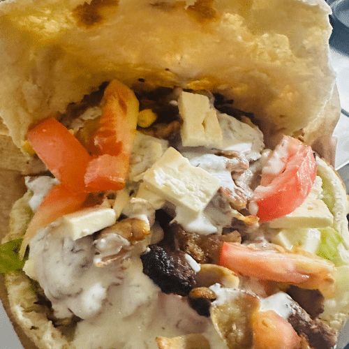 Döner mit Käse