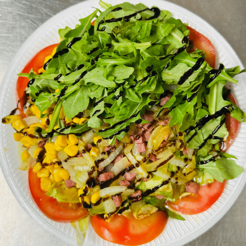 Insalata con Pancetta e Cipolle