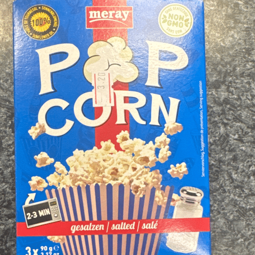 Meray Popcorn - Mais - gesalzen - 3 x 90g