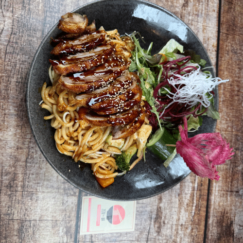 Gebratene Udon Nudeln