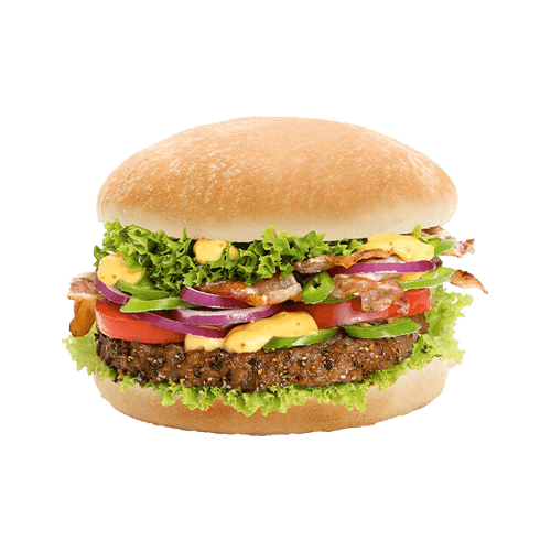 Bacon Chili-Cheese Burger (scharf)