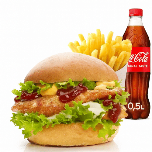 BBQ Thunder Burger Menü