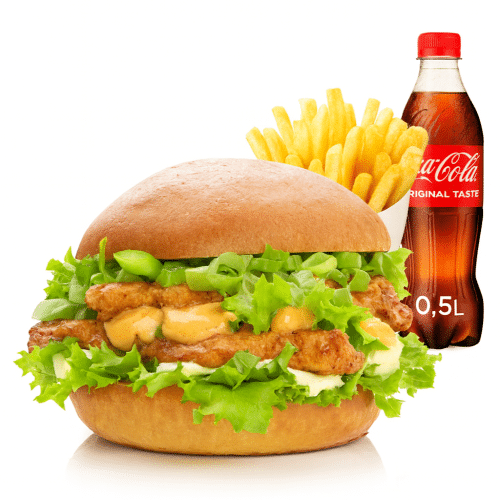 Peanut Delight Burger Menü