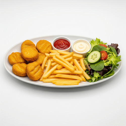 Nuggets mit Pommes