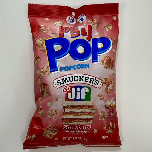 Candy Popcorn Smuckers und Jif