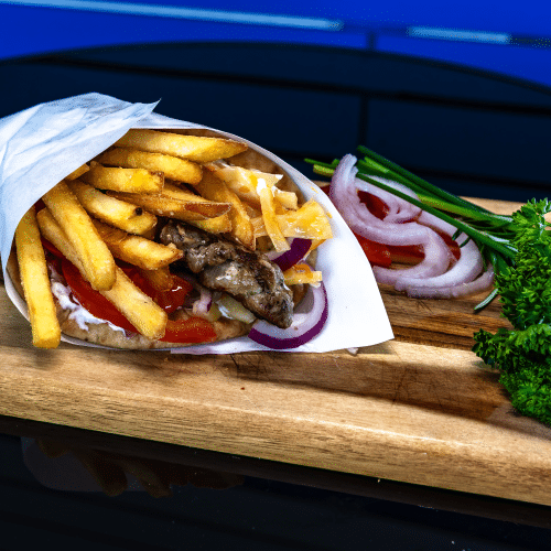Souvlaki im Pita-Brot