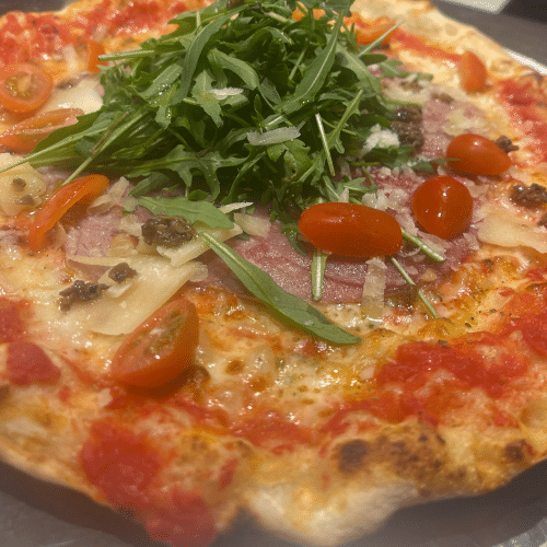 Pizza Carpaccio Tartufo