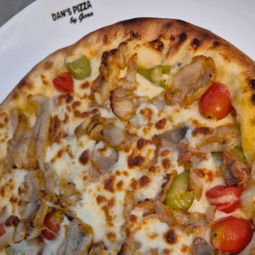 Pizza American mit Rinder-Gyros