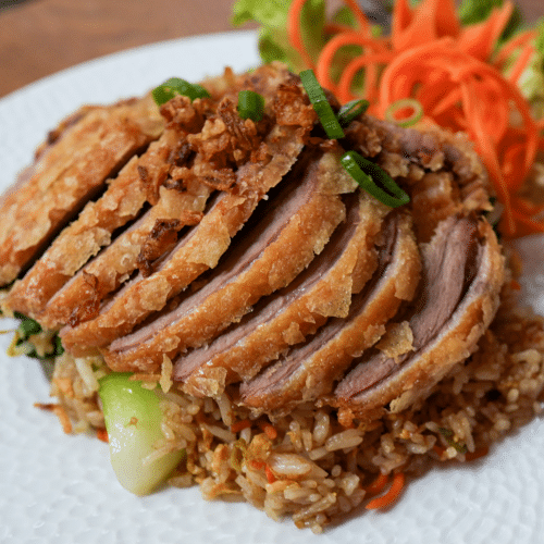 Gebratener Reis mit Ente