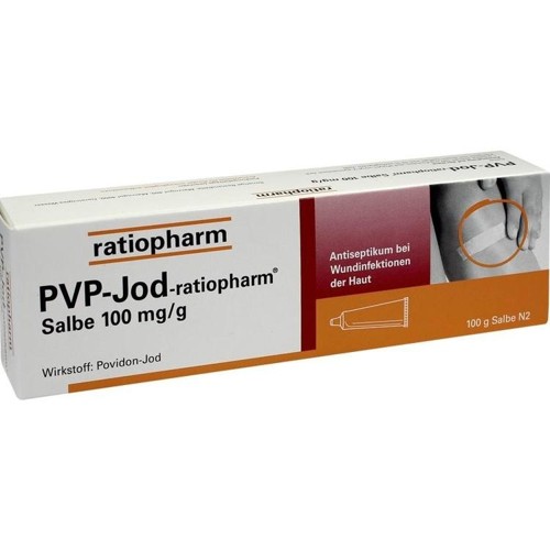 PVP-Jod-ratiopharm Salbe 100 Gramm