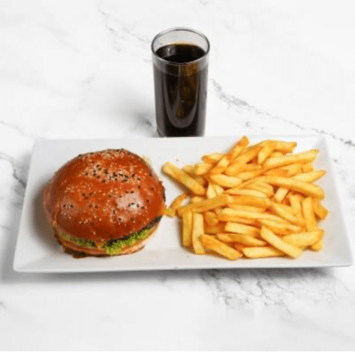 Barbecueburger Menü