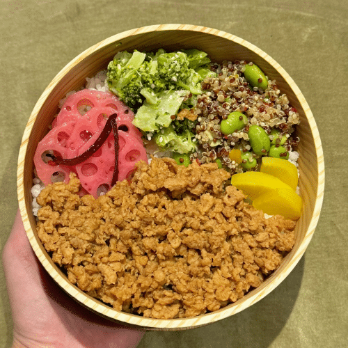 Vegan Soboro Bento Box