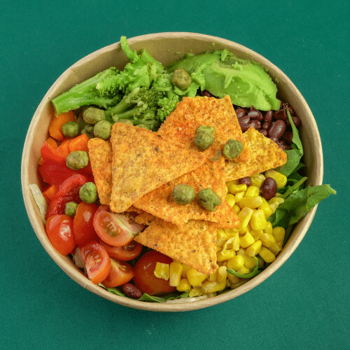 Nacho Bowl mit Salsa Dip