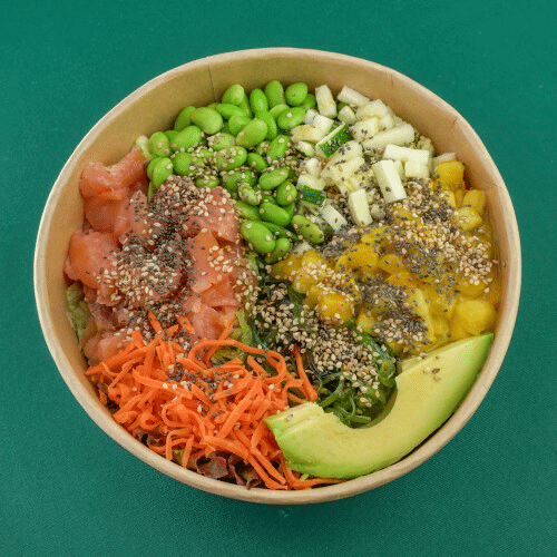Sea Food Bowl - mit geräuchertem Lachs