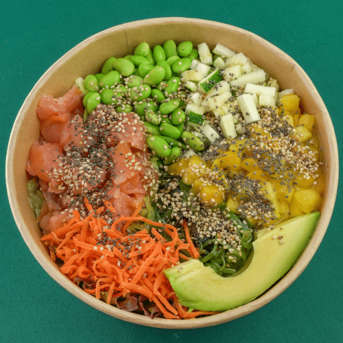 Sea Food Bowl - mit mariniertem Lachs
