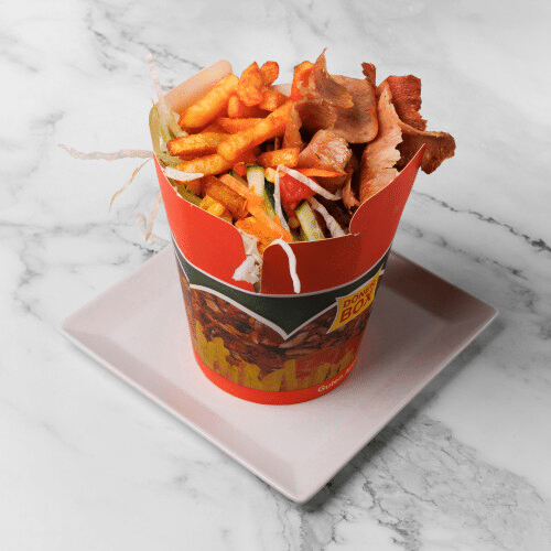 Döner Box mit Pommes frites