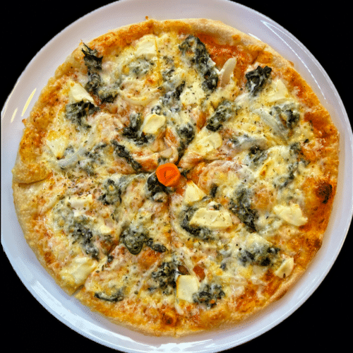 Pizza Spinat (vegetarisch)