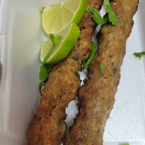 Chicken Seekh Kebab(2 Stück,) Mittelscharf