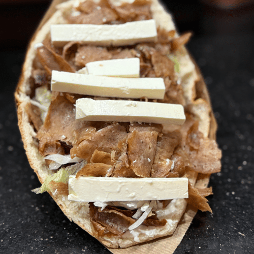 Döner Kebab mit Weißkäse
