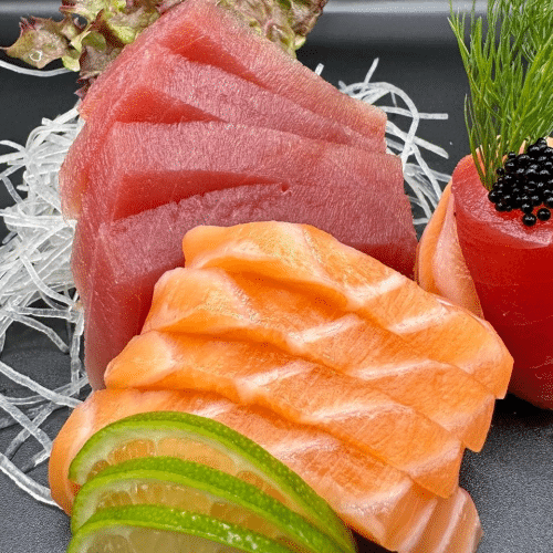 Lachs-Thunfisch Sashimi
