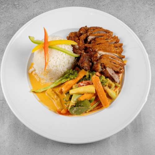 Ente mit Gemüse-Thaicurry