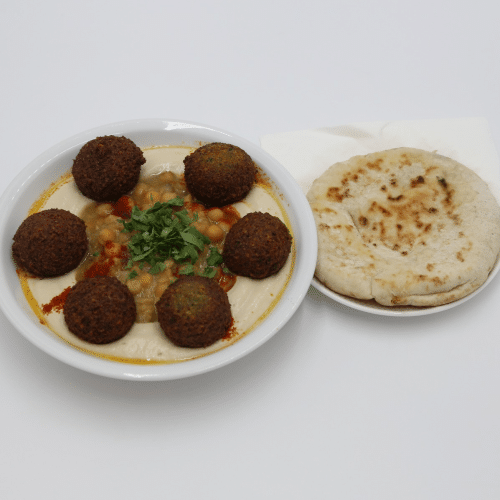 Falafel-Hummus bowl