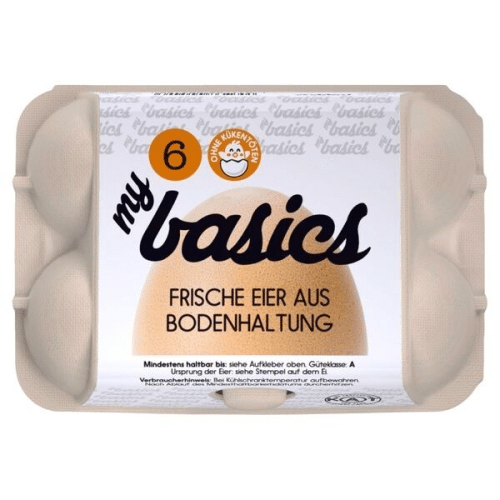 my basics Eier frisch M-L ohne Küken töten 6er
