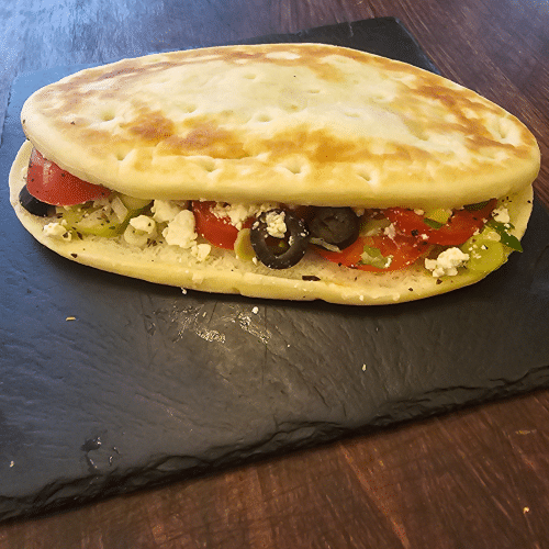 Griechischer Salat panini