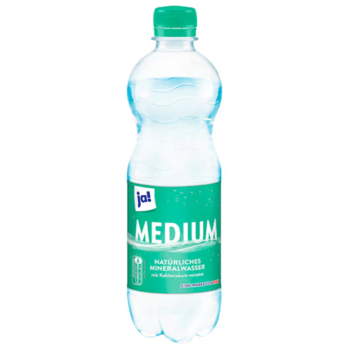 ja Mineralwasser Medium 0,5l Einweg