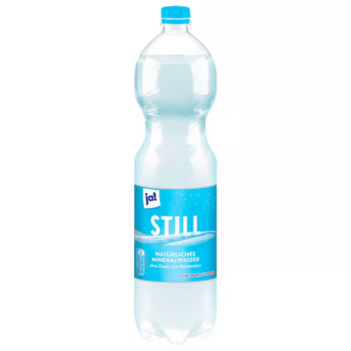 ja Mineralwasser Still 1,5l Einweg