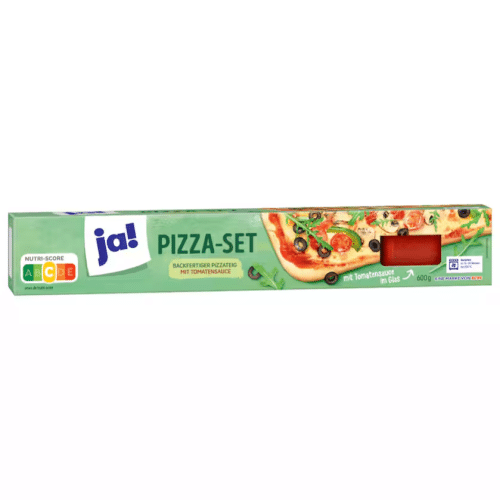 ja Backfertiger Pizzateig mit Sauce 600g Mhd Ware 30.07