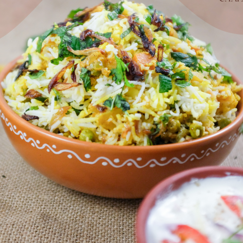 Biryani mit Hühnerfleisch